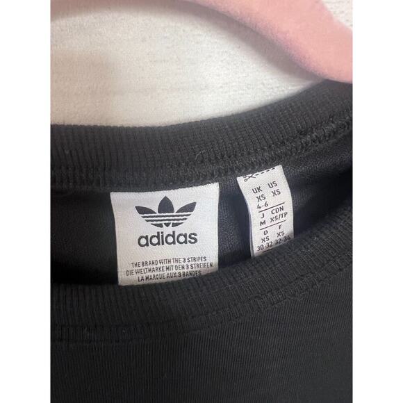 ADIDAS Size XS Black Short Sleeve Dress Sporty Comfy Cute <3 - Picture 6 of 6